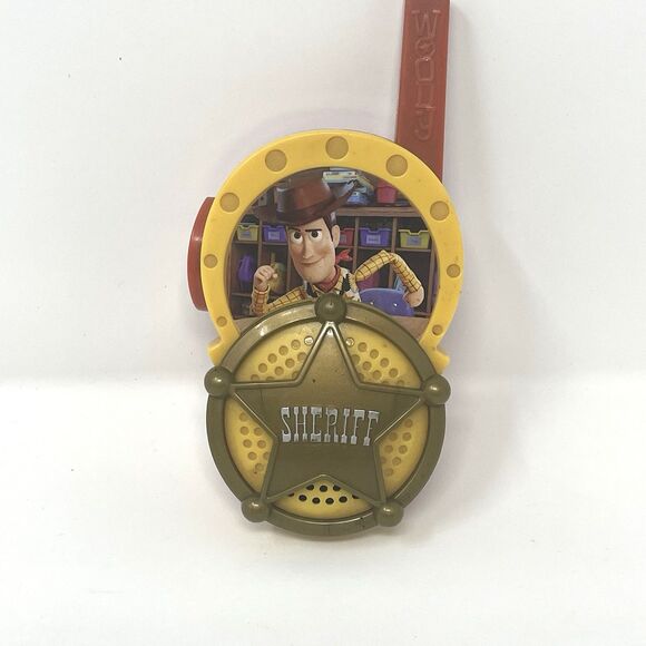 Disney Toy Story 4 Walkie Talkie Set Buzz Lightyear And Sheriff Woody - Works - Picture 6 of 14